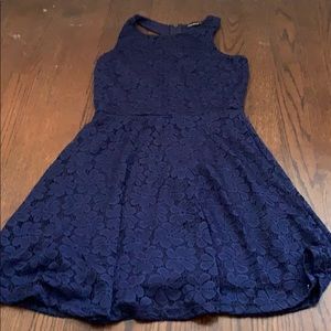 Penelope Tree Blue Lace Dress